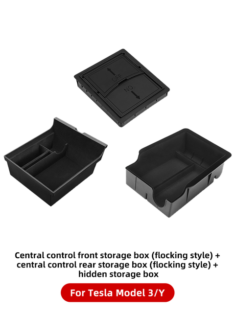 Storage Box Center for Model Y/3